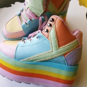 YRU Pastel Qozmo Platform Sneaker